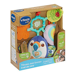 Avis VTECH Titouan, Mon Toucan Éveil Sensoriel - Jouet Doux - 3-36 Mois - Multicolore