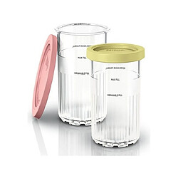 Avis Ninja Lot de 2 pots Creami Deluxe - Transparent