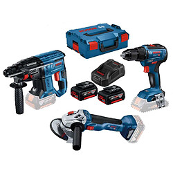 Bosch GSR 18V-55 / GWS 18V-10 / GBH 18V-21 Kit 18V 3 outils L-BOXX