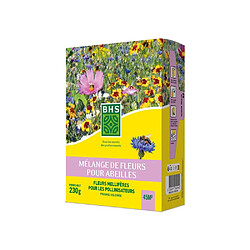 Bhs Distribution Mélange de fleurs sauvages 230 g - 26 variétés annuelles pour abeilles
