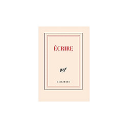 Gallimard ÉCRIRE Carnet de poche 144 pages lignées crème