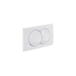 Geberit Delta 115.100.11.5 Plaque déclenchement double touche blanc alpin