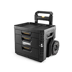 TOUGHBUILT INDUSTRIES TB-B1-D-R93-BEA Boîte roulante 3 tiroirs empilable StackTech
