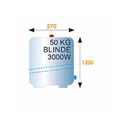 Ariston INITIO 3000595 Chauffe-eau électrique 200L 3000W blindé