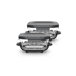 Ninja contenants en verre CRISPi x2 - Transparent