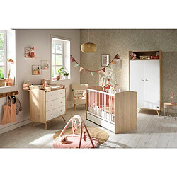 Sauthon Access Pack chambre bébé 3 pièces 120x60 Bois/Blanc