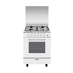 Cuisinière gaz 57l 4 feux blanc - GA660CVMWH - GLEM GAS