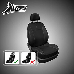 Acheter Xlc AAAQG37673 Housse siège universelle 3 pièces PU noire