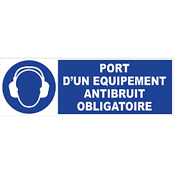 Novap 4030630 Panneau d'obligation Port de protection auditive 450x150 mm