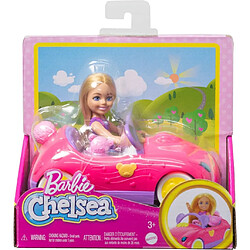 Avis Barbie Chelsea Coffret voiture ourson avec poupée et teddy multicolore