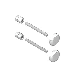 La Croisee Ds DS6966 Kit fixation traversante DIVA V/VI chromé