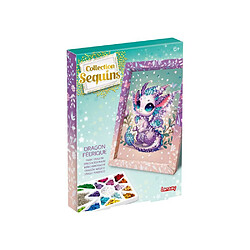 Lansay Sequins Kit cadre Dragon Fée 6+ ans violet