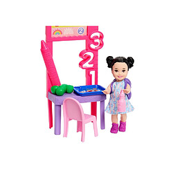 Avis MATJMK16 Poupée Enseignante Barbie Set école multicolore