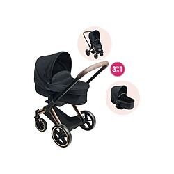 Corolle 9000142070 Poussette poupée 3-en-1 gris 36-42 cm