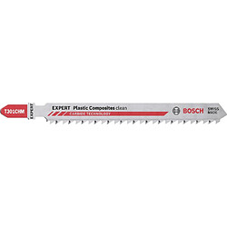 Bosch T301CHM Lame T-shank 117mm Carbure pour composites 3 pièces
