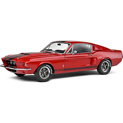 Solido Soli1802909 Shelby GT500 1967 Miniature automobile 1:18 rouge SOLIDO Shelby GT500 Coupé Fastback 1967 miniature 1:18 rouge brillant - modèle assemblé