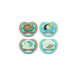 Philips Avent SCF087/27 Sucettes Ultra Air jour & nuit 6-18 mois 4 pièces