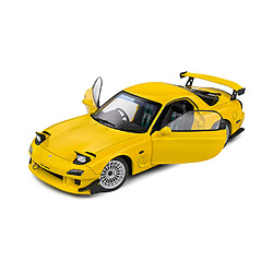 Solido RX-7 (FD) 1999 Modèle 1:18 Jaune portes ouvrantes