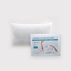 Dream&Co Pack Oreiller Fibre Creuse 2x100 + Protège-matelas Coton 200, Ajustable 190/200