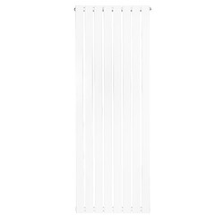 Monstershop Radiateur Plat à 1 Colonne 1600 x 560 mm en Acier Blanc Verticale