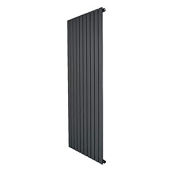 Monstershop Radiateur Plat à 1 Colonne 1600 x 700 mm en Acier Gris Anthracite Verticale
