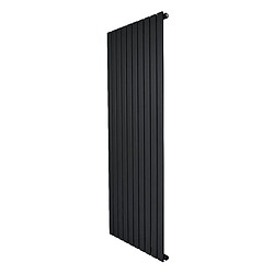 Monstershop Radiateur Plat à 1 Colonne 1600 x 700 mm en Acier Noir Verticale