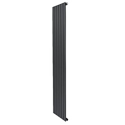 Monstershop Radiateur Plat à 1 Colonne 1800 x 420 mm en Acier Gris Anthracite Verticale