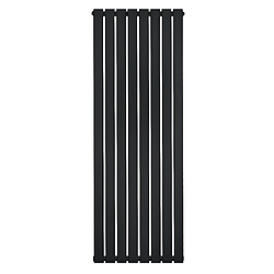 Monstershop Radiateur Plat à 1 Colonne 1600 x 560 mm en Acier Noir Verticale