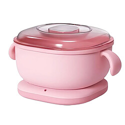 Avizar Chauffe-Cire Électrique 100W 400ml En Silicone pour Épilation Rose