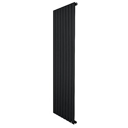 Monstershop Radiateur Plat à 1 Colonne 1600 x 560 mm en Acier Noir Verticale