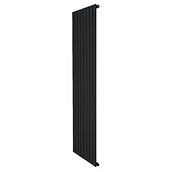 Monstershop Radiateur Plat à 1 Colonne 1800 x 560 mm en Acier Noir Verticale