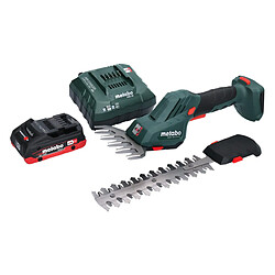 Metabo SGS 18 LTX Q Cisaille à gazon et arbustes sans fil 18 V + 1x 4,0 Ah + Chargeur