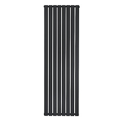 Monstershop Radiateur Plat à 1 Colonne 1800 x 560 mm en Acier Noir Verticale