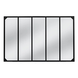 Idmarket Miroir verrière 5 bandes design industriel 140x84 cm