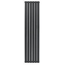 Monstershop Radiateur Plat à 1 Colonne 1800 x 420 mm en Acier Gris Anthracite Verticale