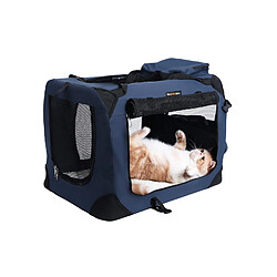 Avis Helloshop26 Sac de transport pour chien pliable 81 x 58 x 58 cm bleu foncé 12_0001244