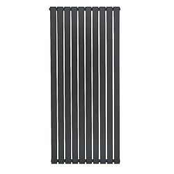 Monstershop Radiateur Plat à 1 Colonne 1600 x 700 mm en Acier Gris Anthracite Verticale