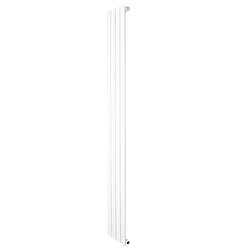 Monstershop Radiateur Plat à 1 Colonne 1800 x 280 mm en Acier Blanc Verticale