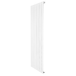 Monstershop Radiateur Plat à 1 Colonne 1600 x 560 mm en Acier Blanc Verticale