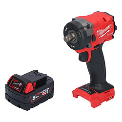 Milwaukee M18 FIW2F12-501 Clé à choc sans fil 18 V 339 Nm 1/2" + 1x 5,0 Ah - sans chargeur
