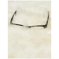 UnAmourDeTapis Tapis peau de mouton longs poils shaggy 50x80 en laine blanc SHEPHERD