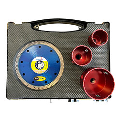 Marcrist 3999.101.234 set de coupe et de perçage 125 mm + 1x disque + 3x foret + Coffret