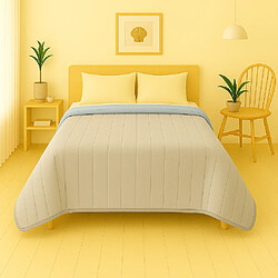 Mortreux Couette Bleu Ciel/Gris Clair - Légère - 2 personnes - 220x240 - 13242-4