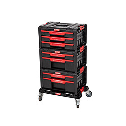Qbrick System PRO Drawer Workshop Set 1 2.0 + 3x Drawer + planche à roulettes