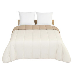 Mortreux Couette Beige/Sable - Légère - 2 personnes - 240x260 - 13243-2