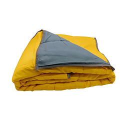Acheter Mortreux Couette Bicolore Gris foncé / Moutarde - Légère - 220x240 - 14032-5