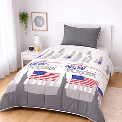 Mortreux Couette Légère New York Gris - 140x200 - 12965-20