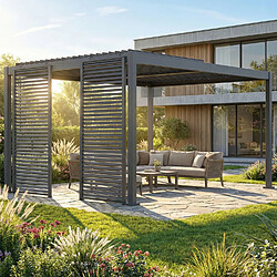 Idmarket LOT 2 PERSIENNES PERGOLA