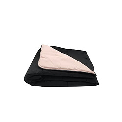 Avis Mortreux Couette Rose Pale/Noir - Légère - 1 personne - 140x200 - 13241-3
