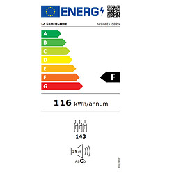 Cave à vin de vieillissement 143 bouteilles double zone . - APOGEE145DZN - LA SOMMELIÈRE